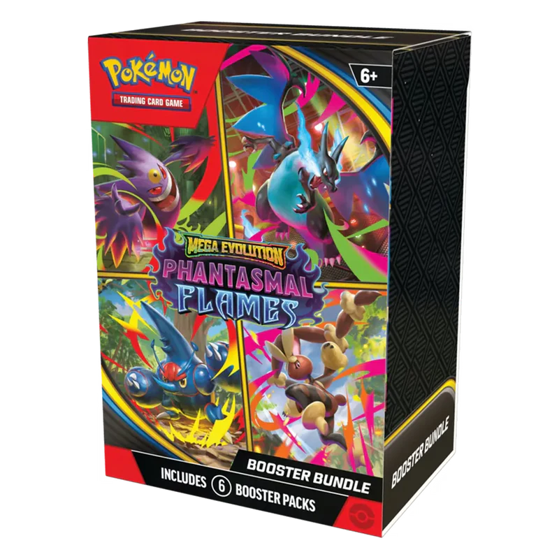 Mega Evolution: Phantasmal Flames Booster Bundle - Iconic Evolution