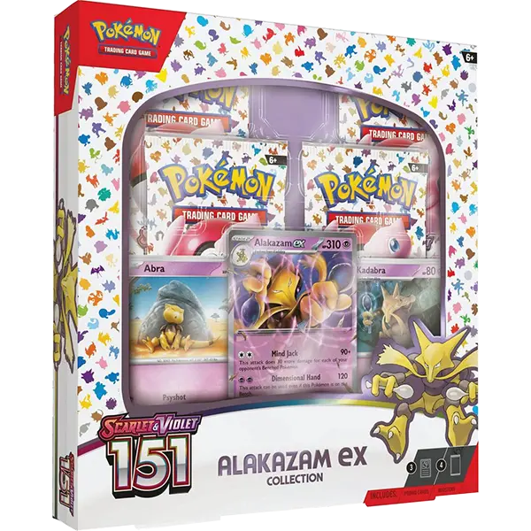 Scarlet and Violet 151 - Alakazam ex Collection - Iconic Evolution